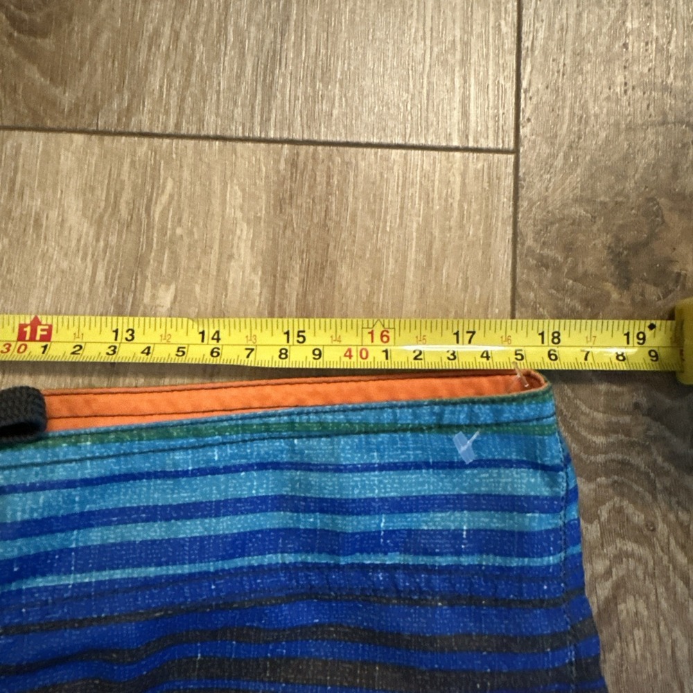 Hang Ten Board Shorts‎ Men's Size 36 Multicolored Stripe Side Pocket - Picture 8 of 10